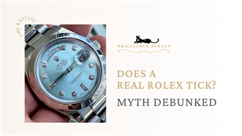 how does a rolex watch tick|rolex myth busting ticks.